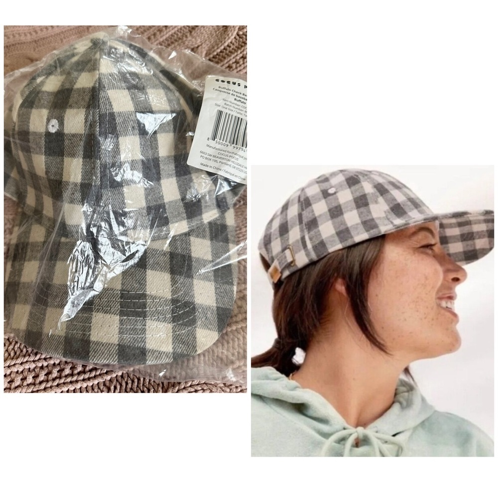 NWT Cocus Pocus Buffalo Check baseball hat